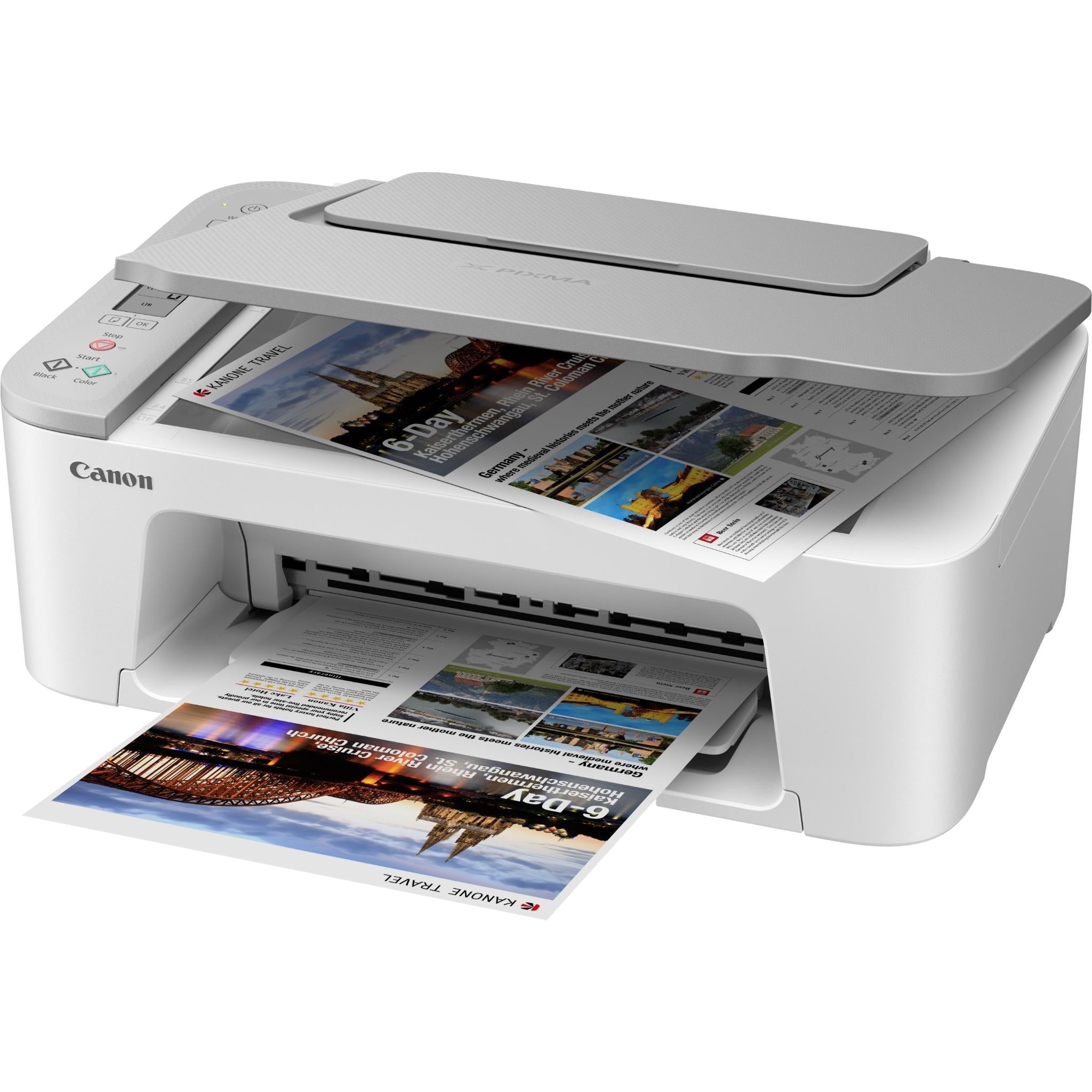 Canon Pixma TS3465 Home Multifunction Printer (White)