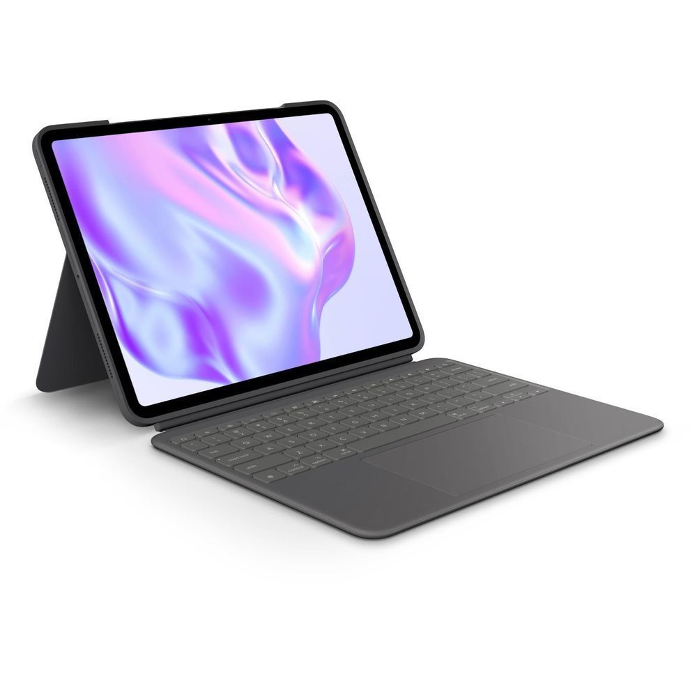 Logitech Combo Touch keyboard case for 13-inch iPad Pro, graphite stand