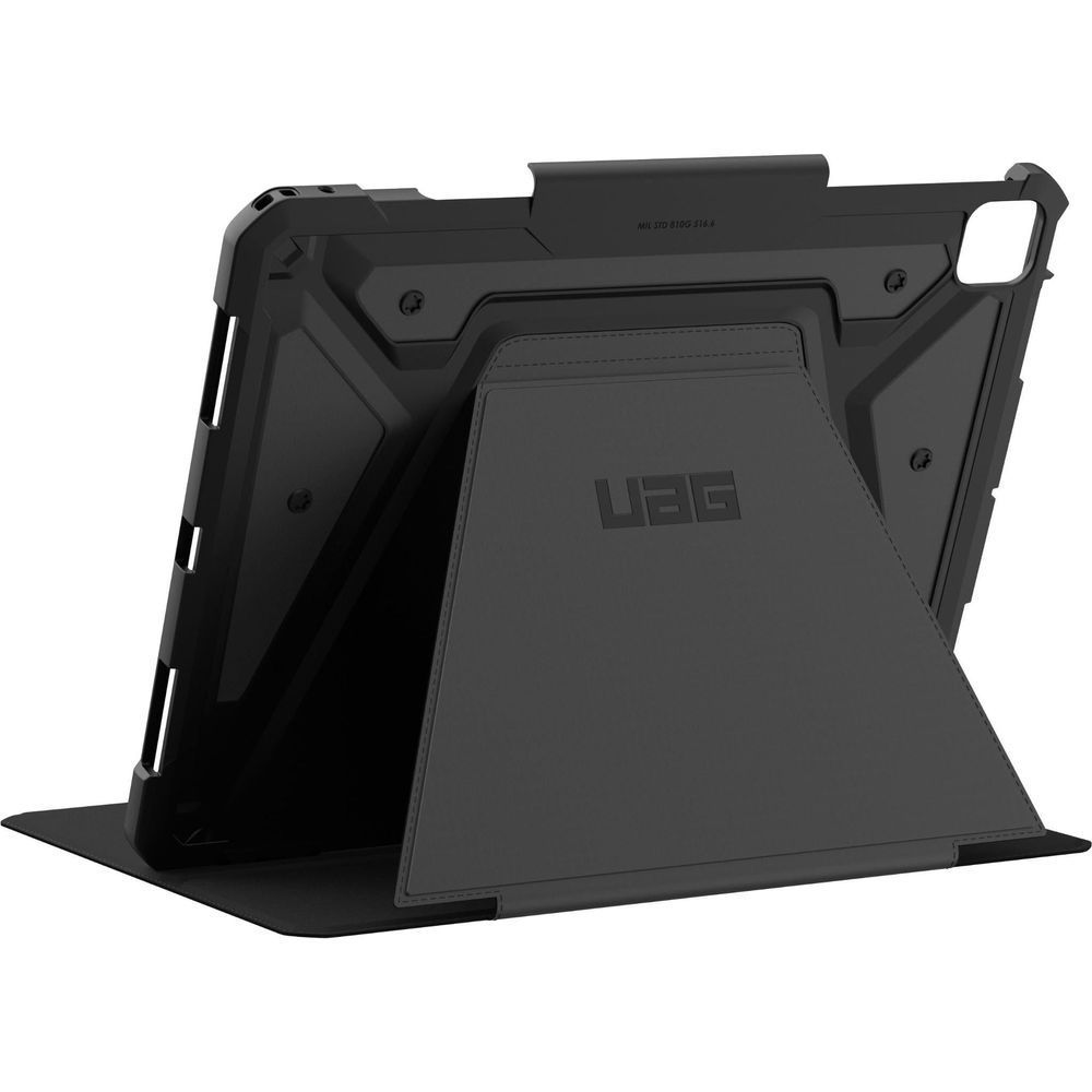 UAG Metropolis SE case for iPad Pro 12.9" with folio stand in portrait orientation