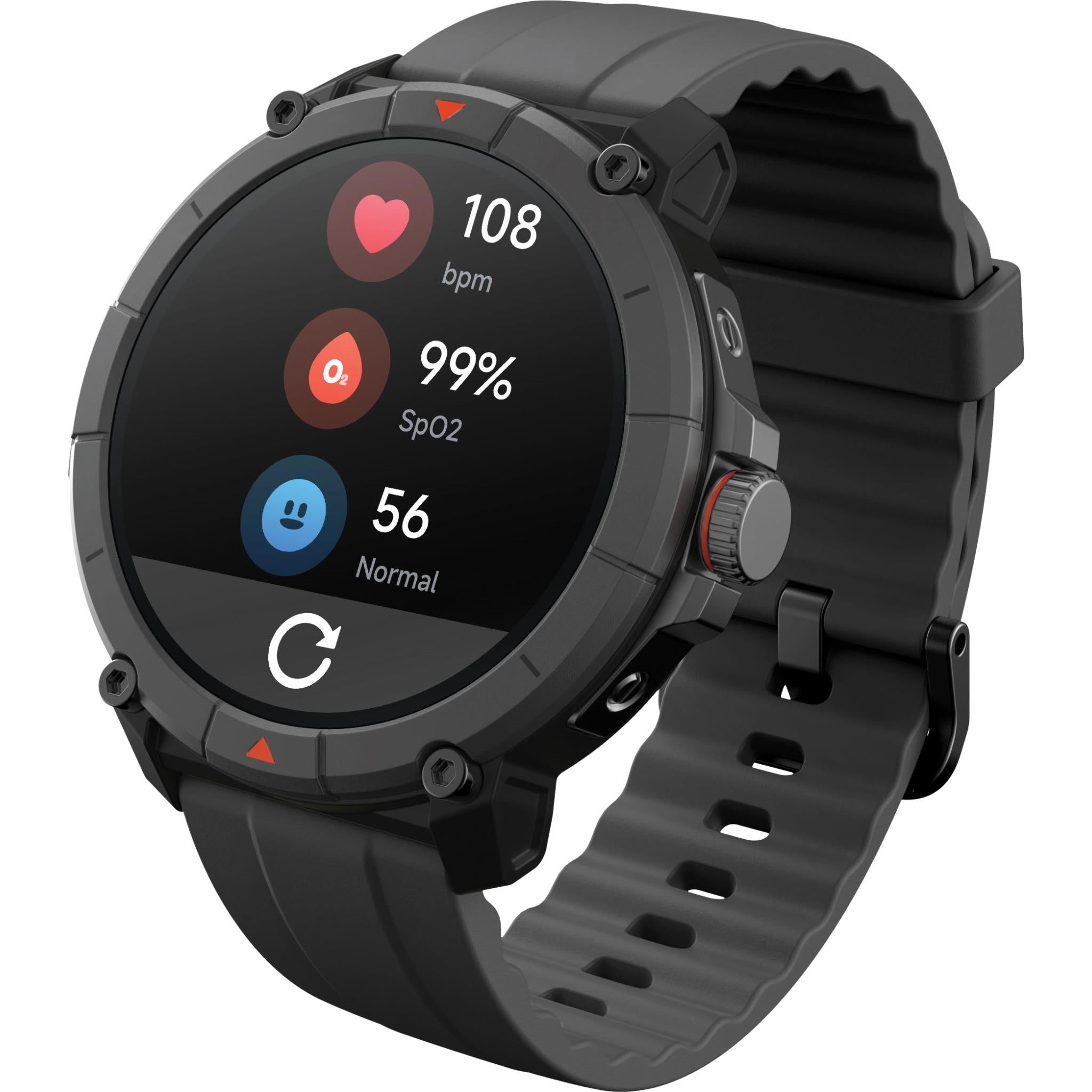 Ryze Trek Smart Watch GPS (Black/Red)