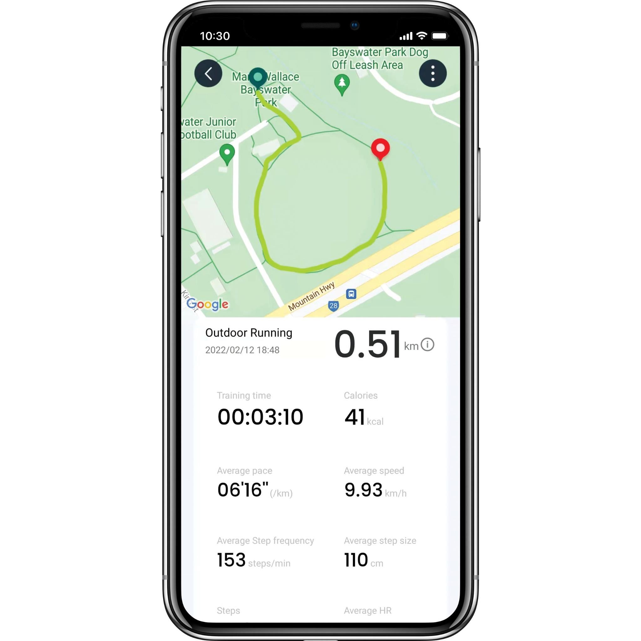 Ryze Trek Smart Watch GPS (Black/Red)