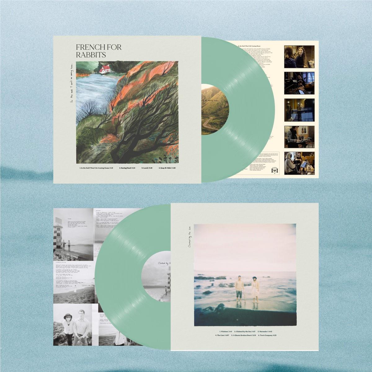 In The End I Won't Be Coming Home / Claimed By The Sea (Sea Green Vinyl) - By:French For Rabbits