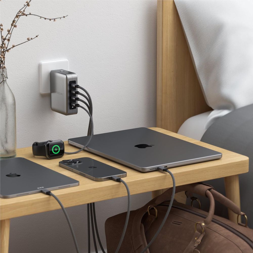 Satechi 145W USB-C 4-Port GaN Travel Wall Charger