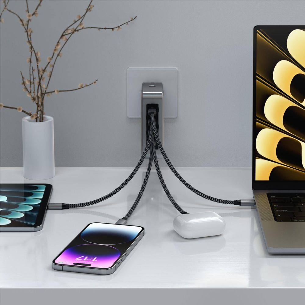 Satechi 145W USB-C 4-Port GaN Travel Wall Charger