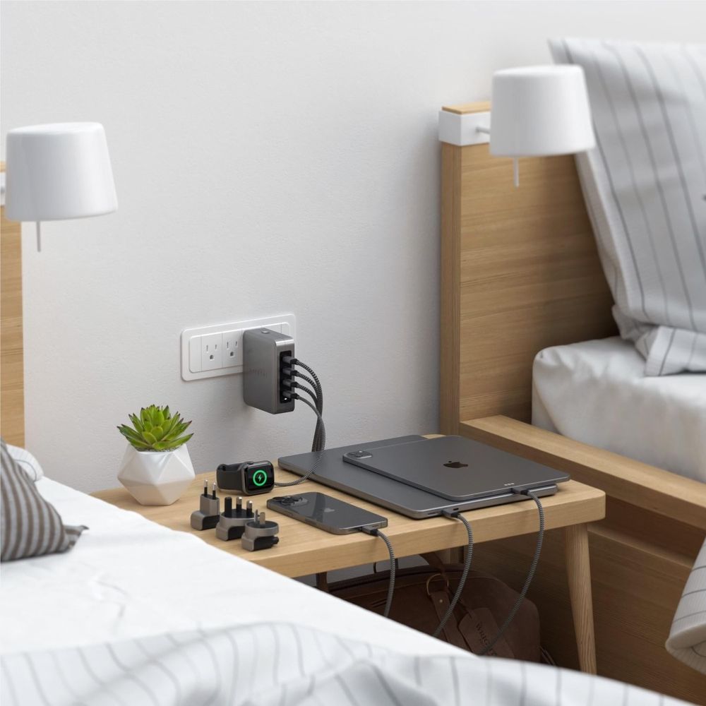 Satechi 145W USB-C 4-Port GaN Travel Wall Charger
