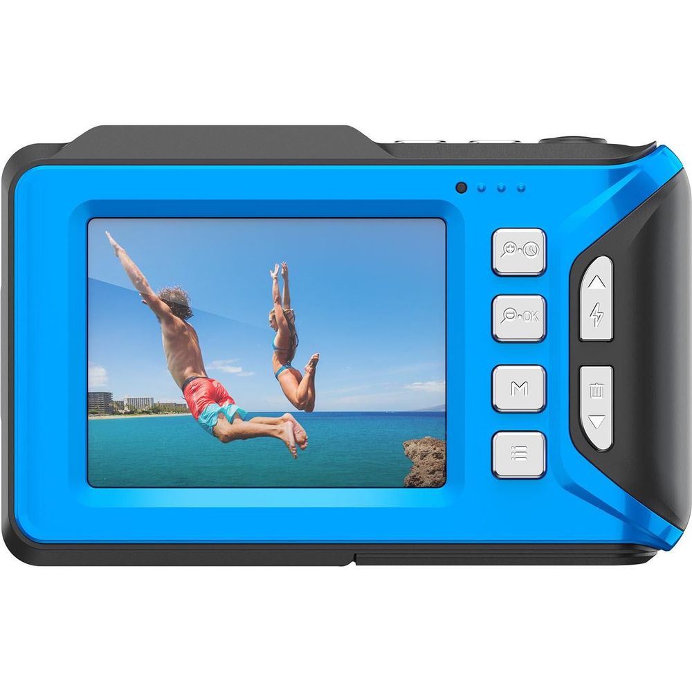 Zero-X DC300 Aqua Waterproof 4K UHD Digital Camera (Blue)