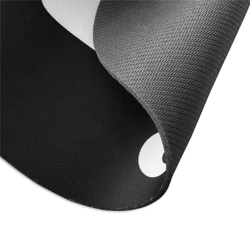 Playmax Paw Print Mouse Mat (Black/White)
