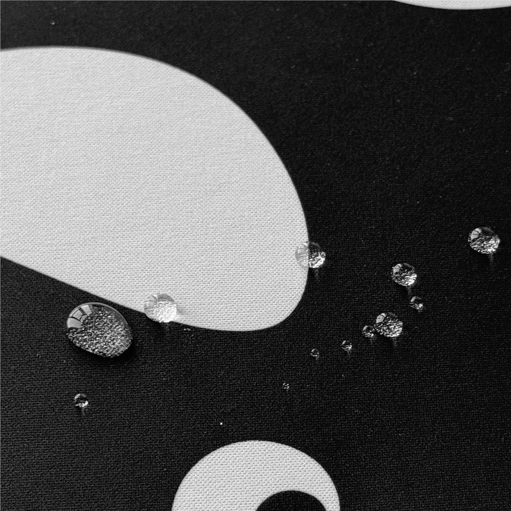 Playmax Paw Print Mouse Mat (Black/White)