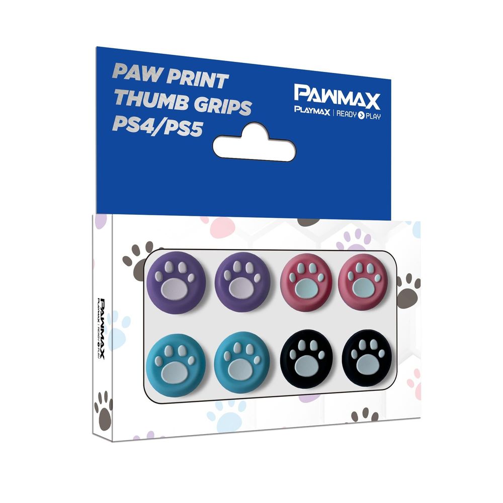 Playmax Paw Print Thumb Grips for PS5/PS4