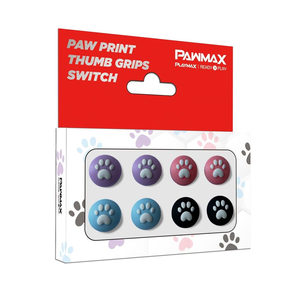 Playmax Paw Print Thumb Grips for Nintendo Switch