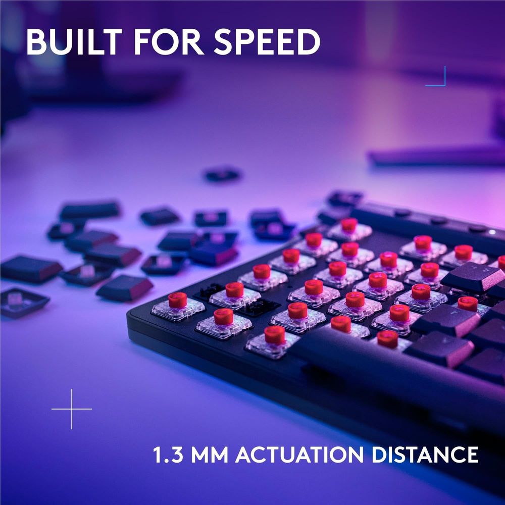 Logitech G515 LIGHTSPEED TKL Wireless Gaming Keyboard (Black)