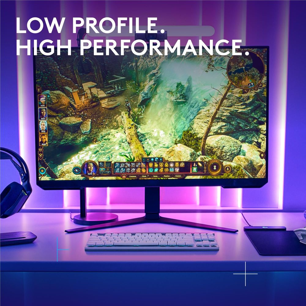 Logitech G515 LIGHTSPEED TKL Wireless Gaming Keyboard (White)