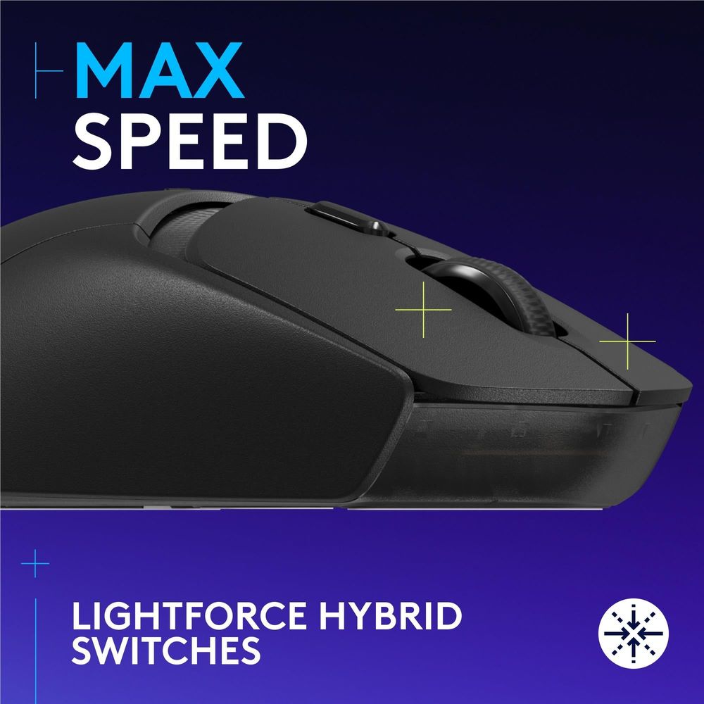 Logitech G309 LIGHTSPEED Wireless Gaming Mouse (Black)