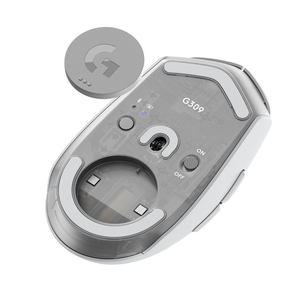 Logitech G309 LIGHTSPEED Wireless Gaming Mouse (White)
