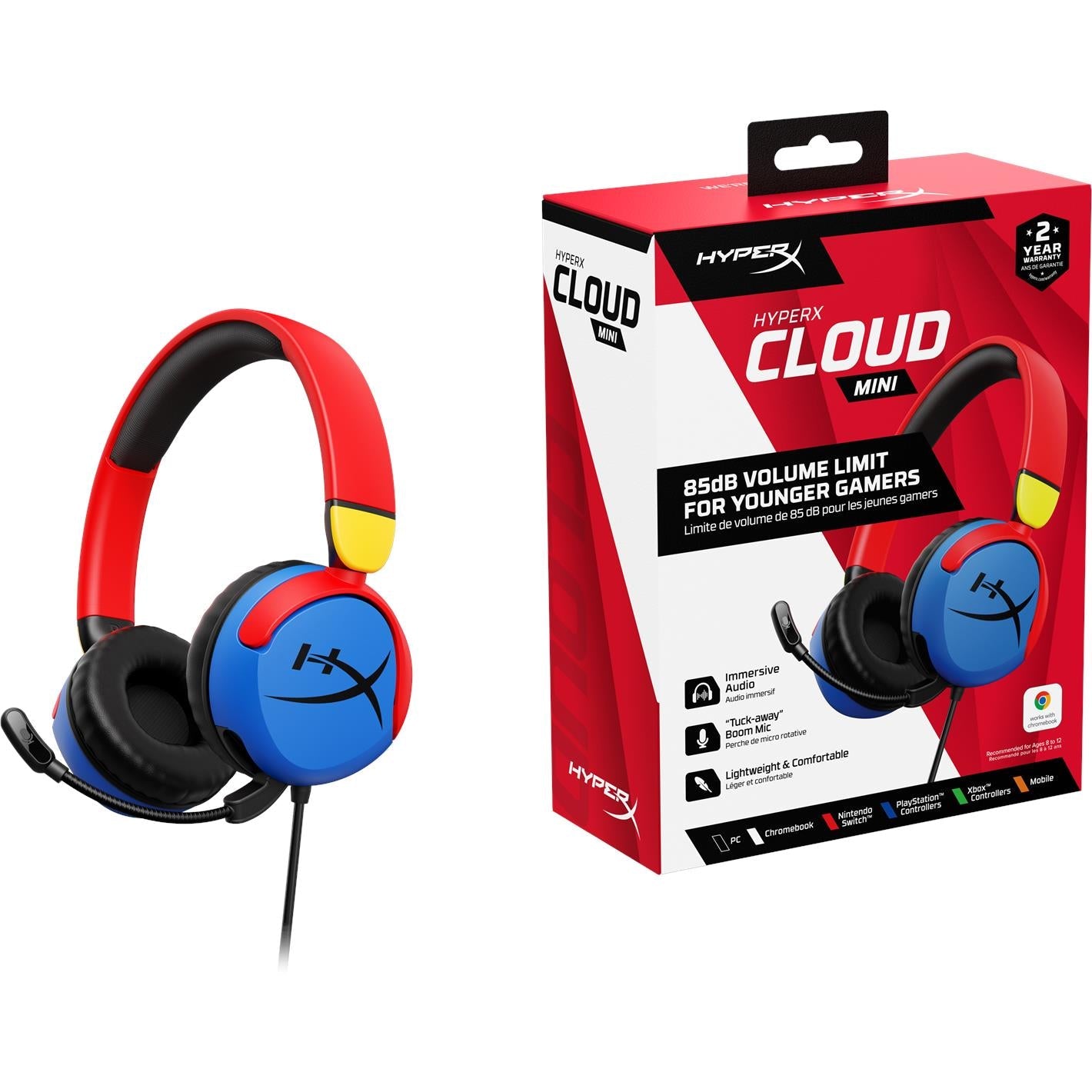 HyperX Cloud Mini Wired Gaming Headset (Multi)
