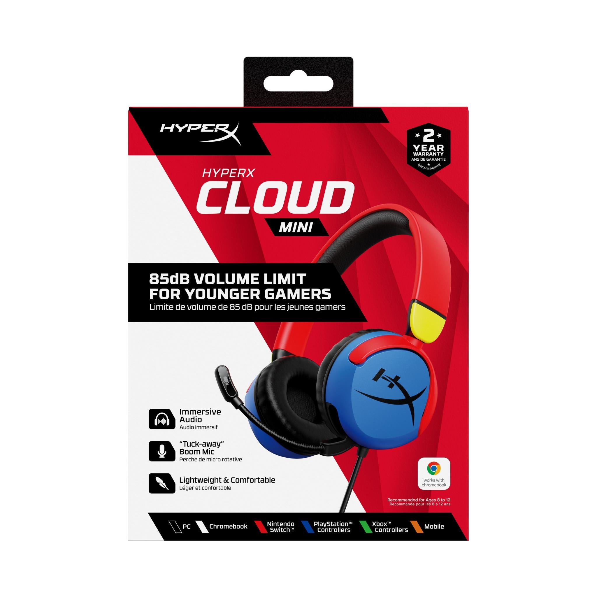 HyperX Cloud Mini Wired Gaming Headset (Multi)