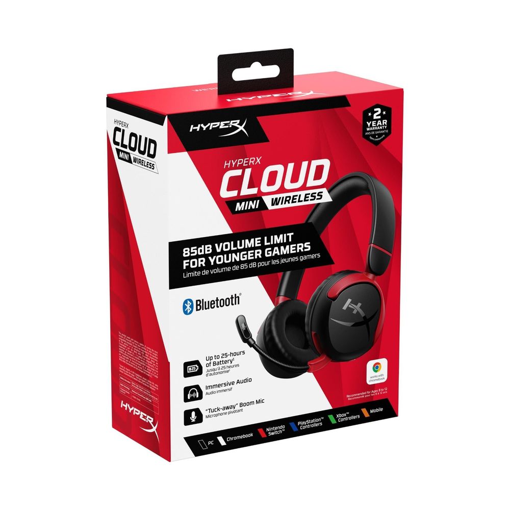HyperX Cloud Mini Wireless Gaming Headset (Black)