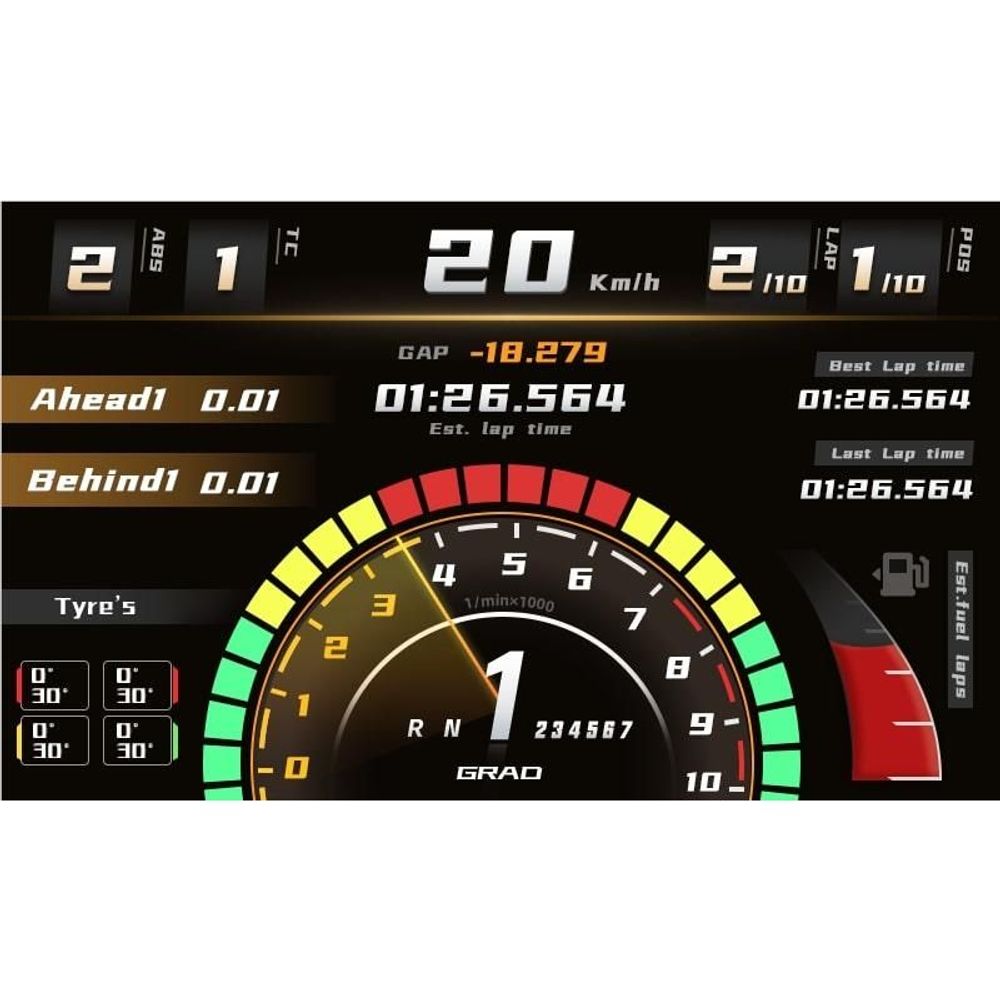 MOZA Racing RM High-Definition Digital Dashboard
