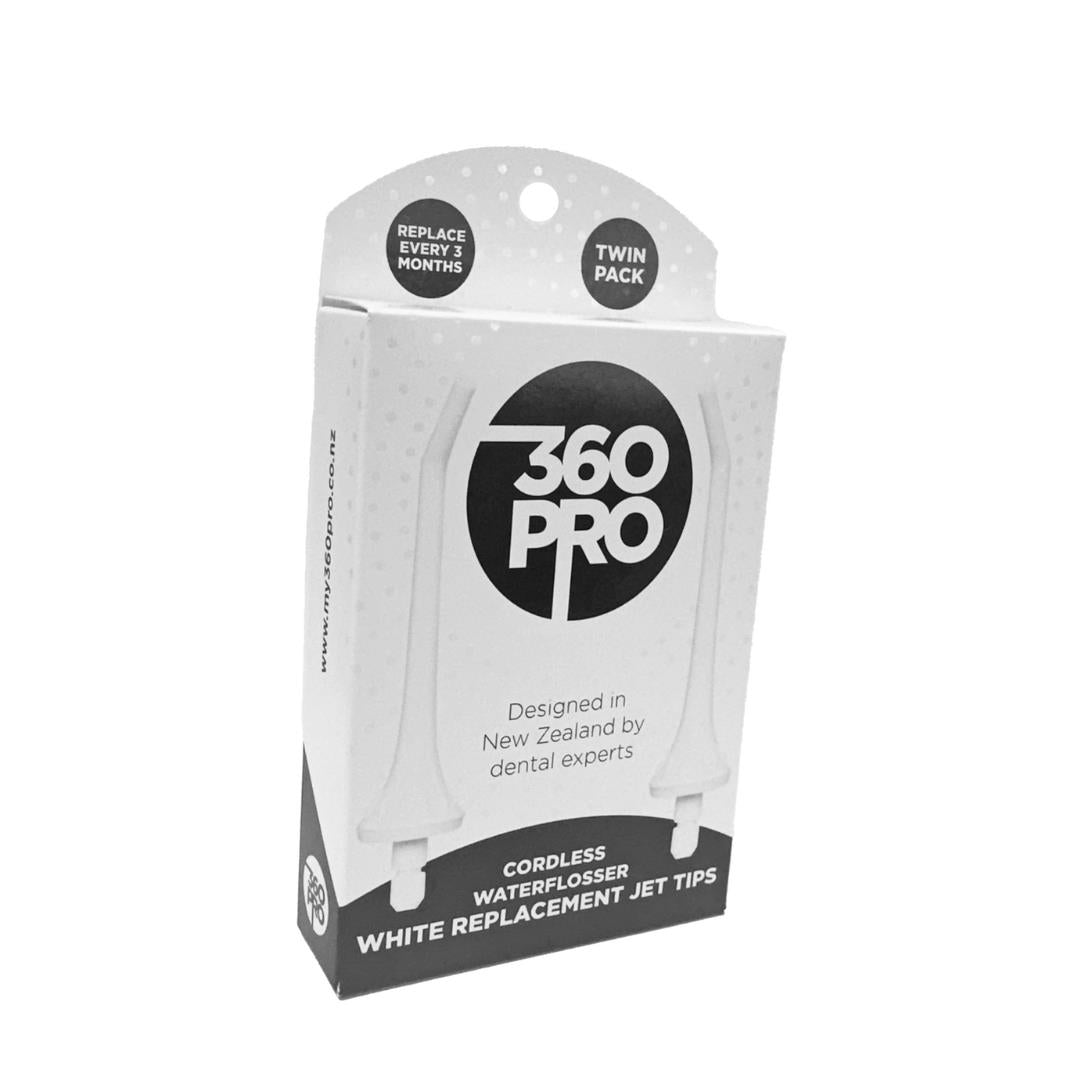 360Pro Cordless Jet Tips (White) [2 Pack]