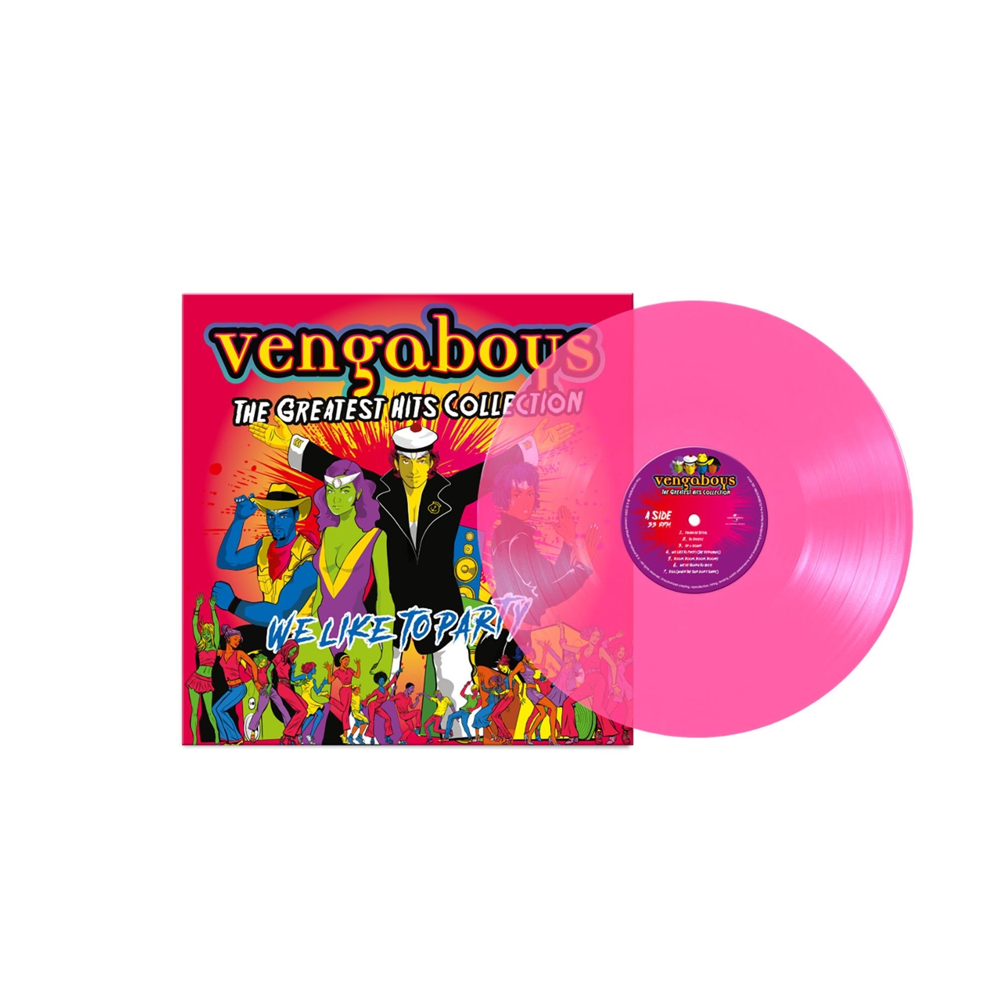 The Greatest Hits Collection (Transparent Pink Vinyl) - By: Vengaboys
