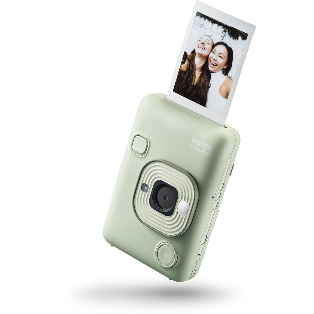 Fujifilm instax mini LiPlay C Instant Camera and Smartphone Printer (Matcha Green)