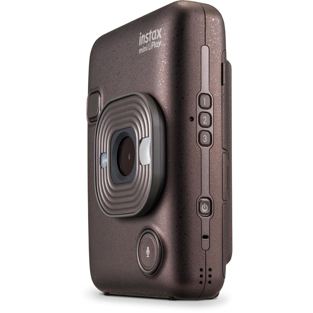 Fujifilm instax mini LiPlay C Instant Camera and Smartphone Printer (Deep Bronze)