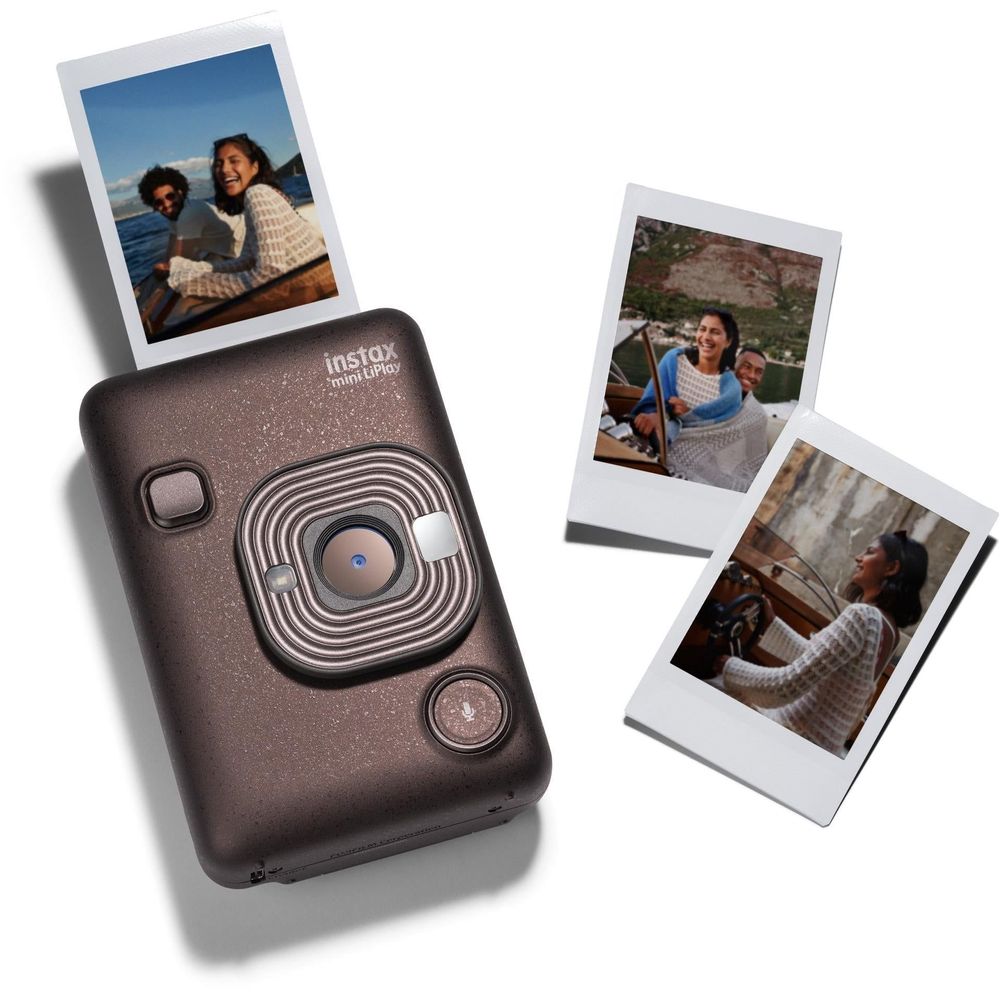 Fujifilm instax mini LiPlay C Instant Camera and Smartphone Printer (Deep Bronze)