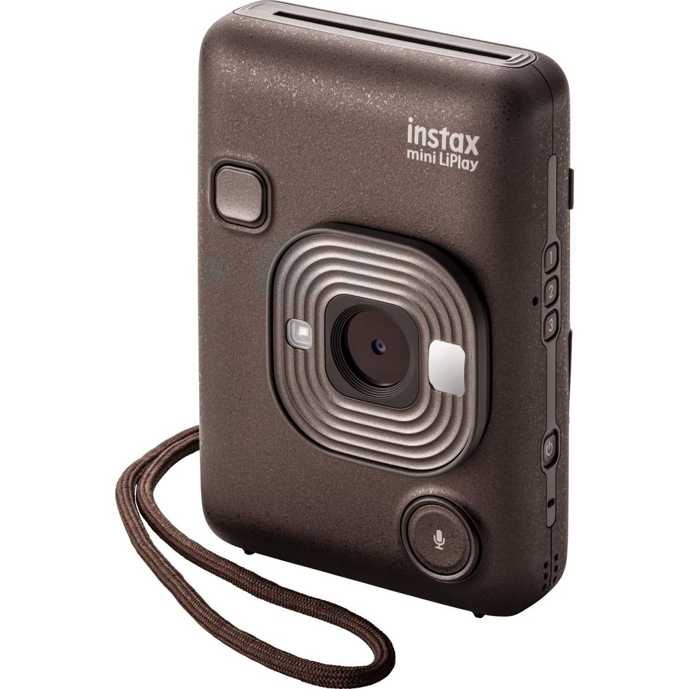 Fujifilm instax mini LiPlay C Instant Camera and Smartphone Printer (Deep Bronze)