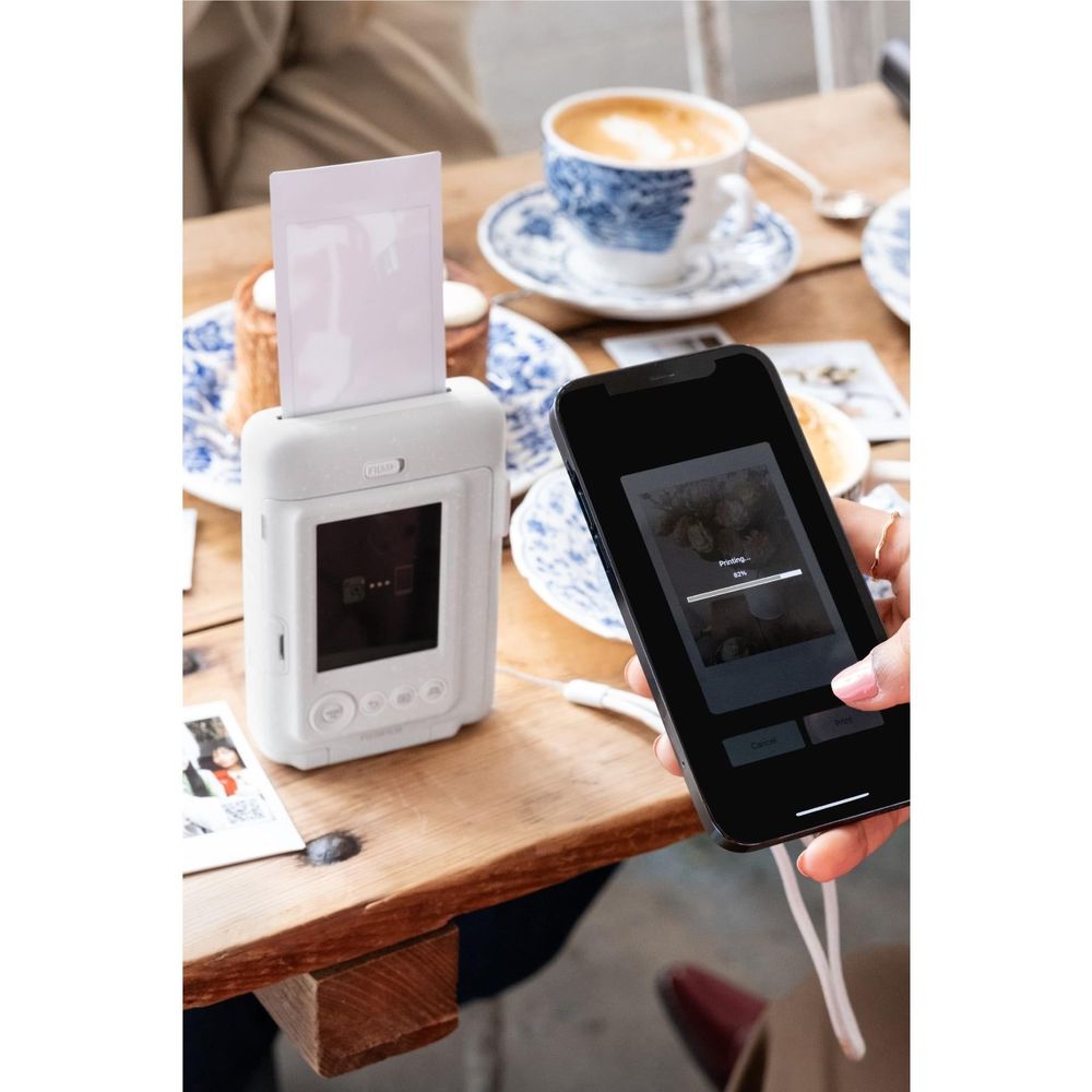 Fujifilm instax mini LiPlay C Instant Camera and Smartphone Printer (Deep Bronze)