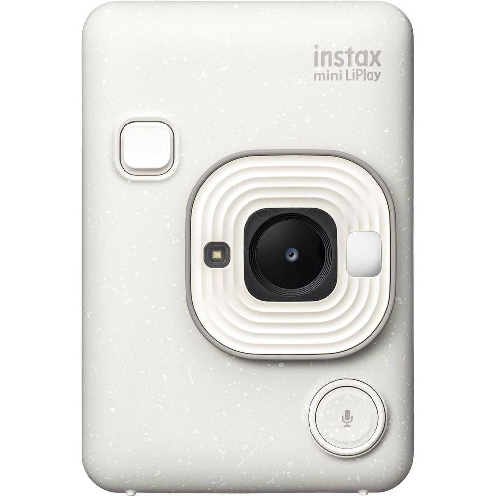 Fujifilm instax mini LiPlay C Instant Camera and Smartphone Printer (Misty White)