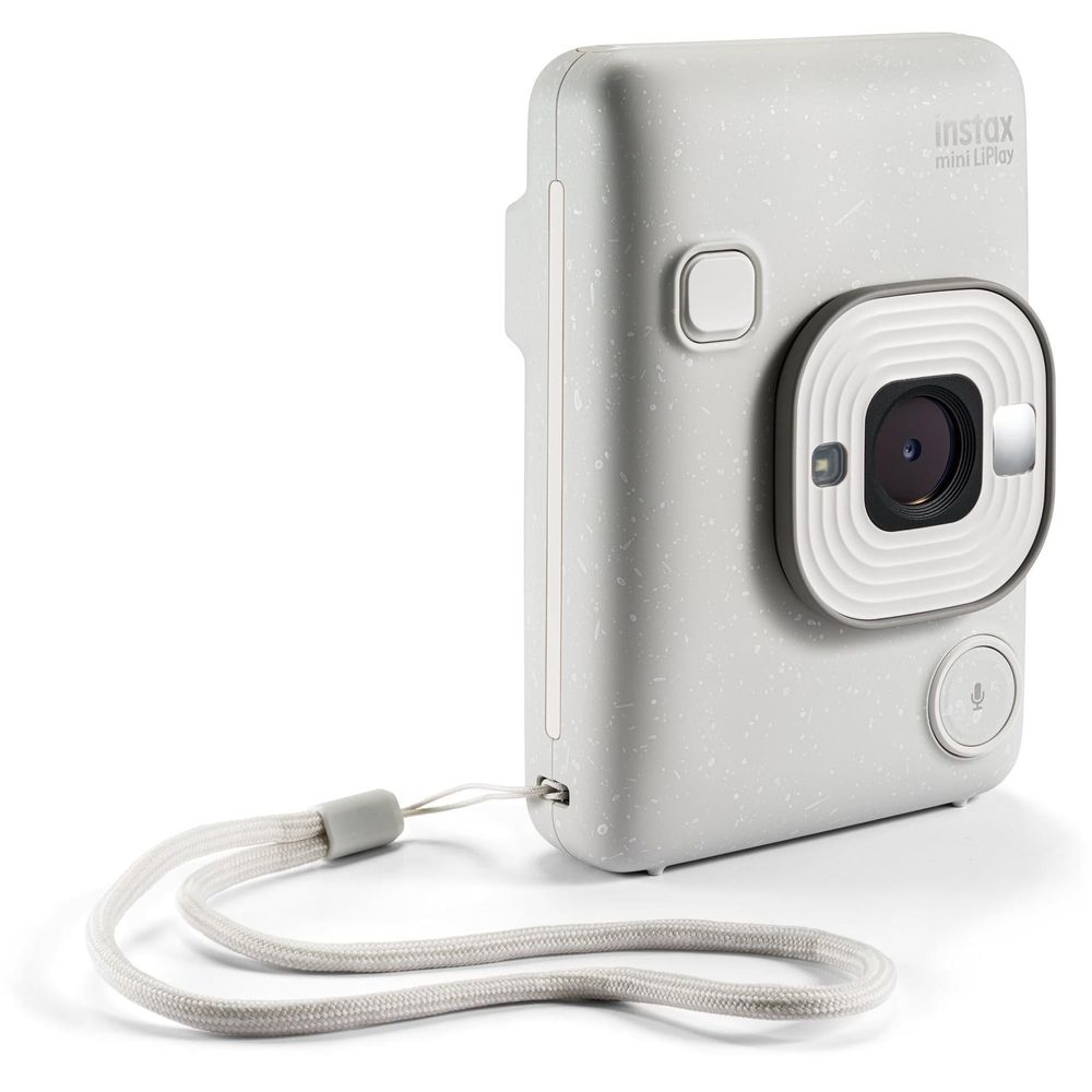 Fujifilm instax mini LiPlay C Instant Camera and Smartphone Printer (Misty White)