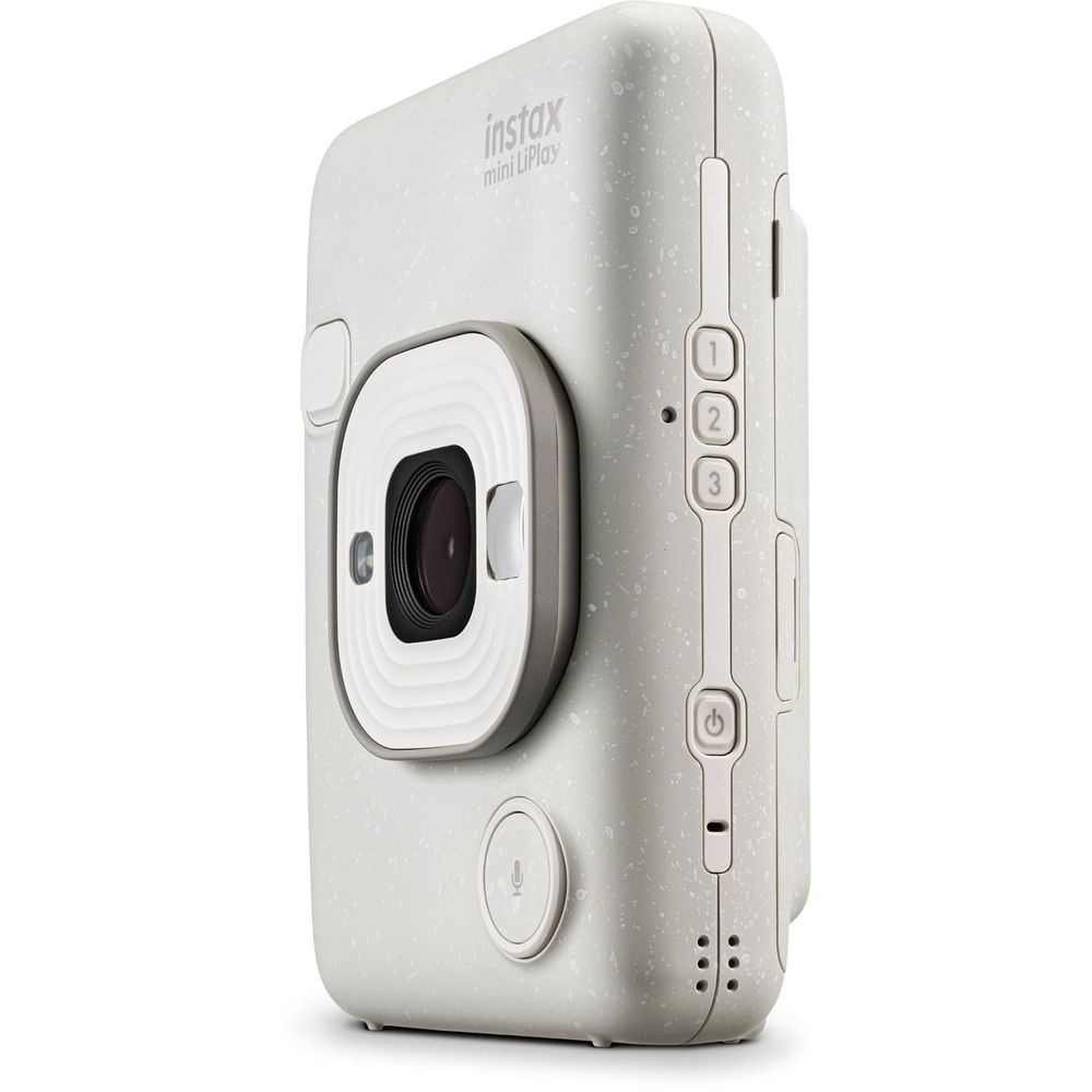 Fujifilm instax mini LiPlay C Instant Camera and Smartphone Printer (Misty White)