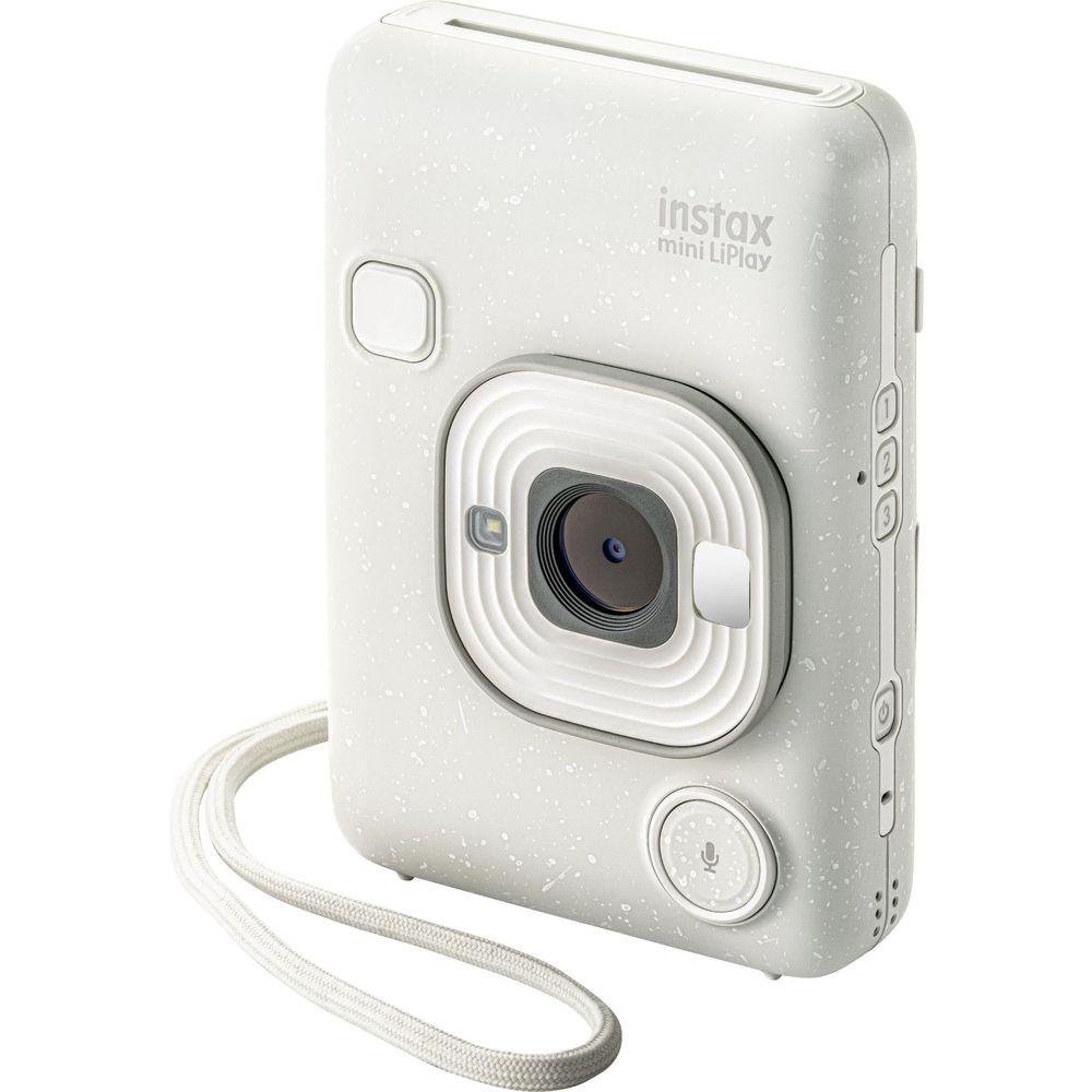Fujifilm instax mini LiPlay C Instant Camera and Smartphone Printer (Misty White)