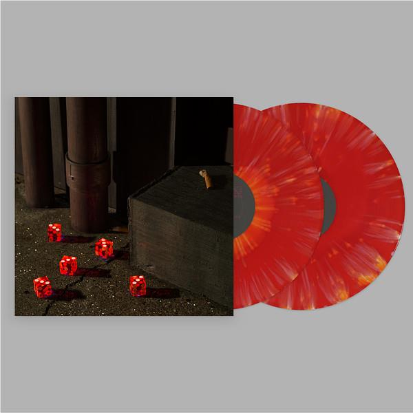 Five Dices, All Threes (Red & Orange Splatter Vinyl) - By: Bright Eyes