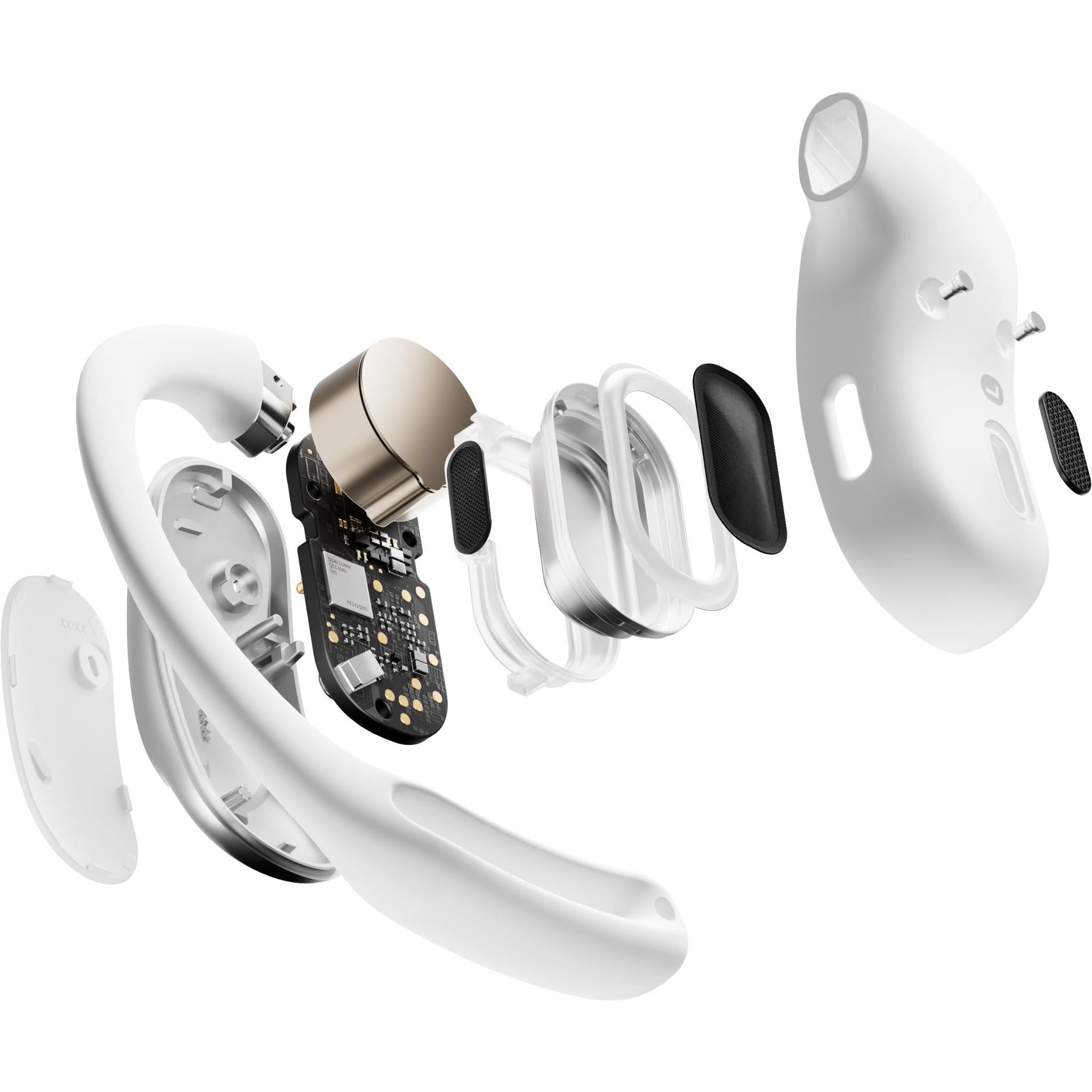 Shokz OpenFit Air Open-Ear Headphones (White)