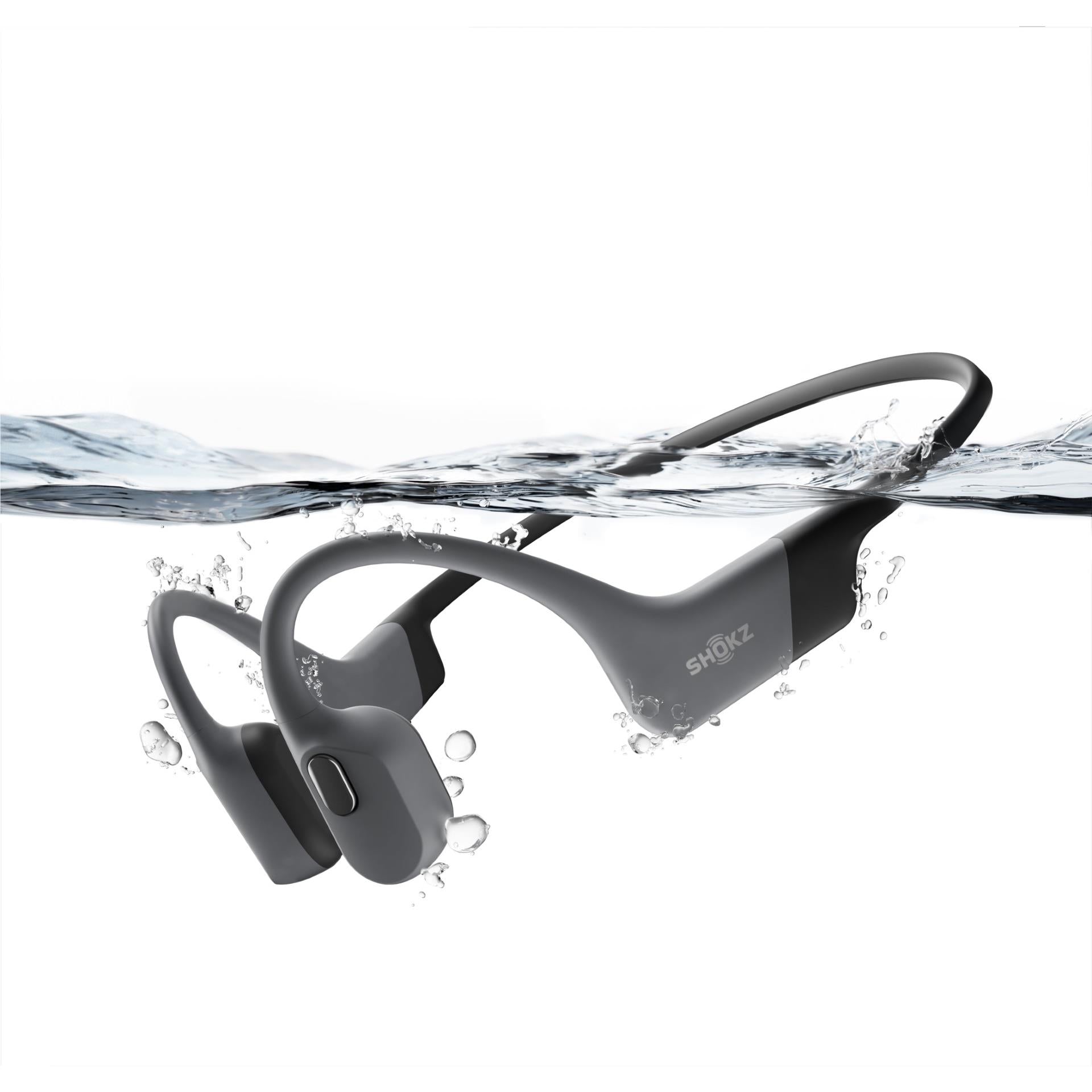 Shokz OpenSwim Pro Waterproof Bone Conduction Headphones (Grey)