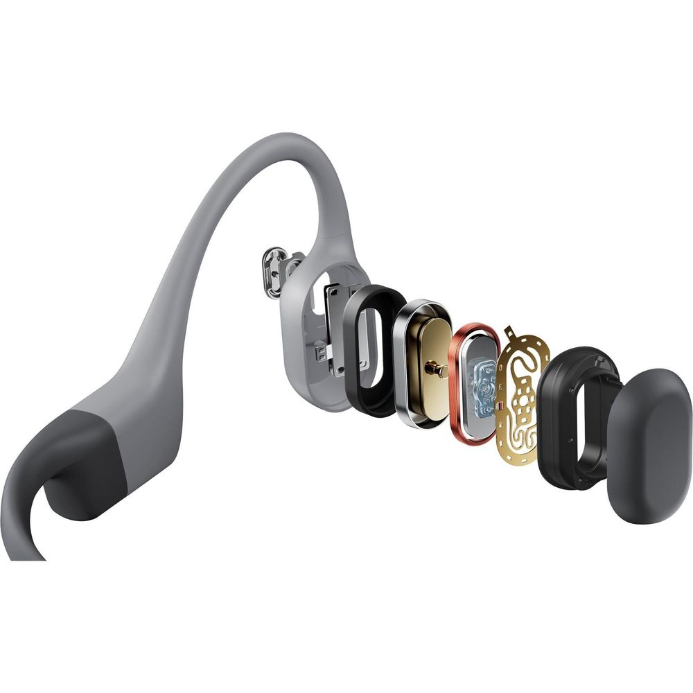 Shokz OpenSwim Pro Waterproof Bone Conduction Headphones (Grey)
