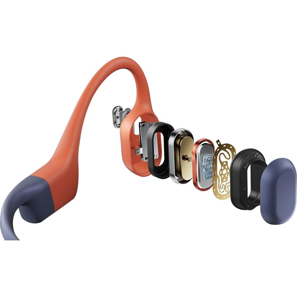 Shokz OpenSwim Pro Waterproof Bone Conduction Headphones (Red)