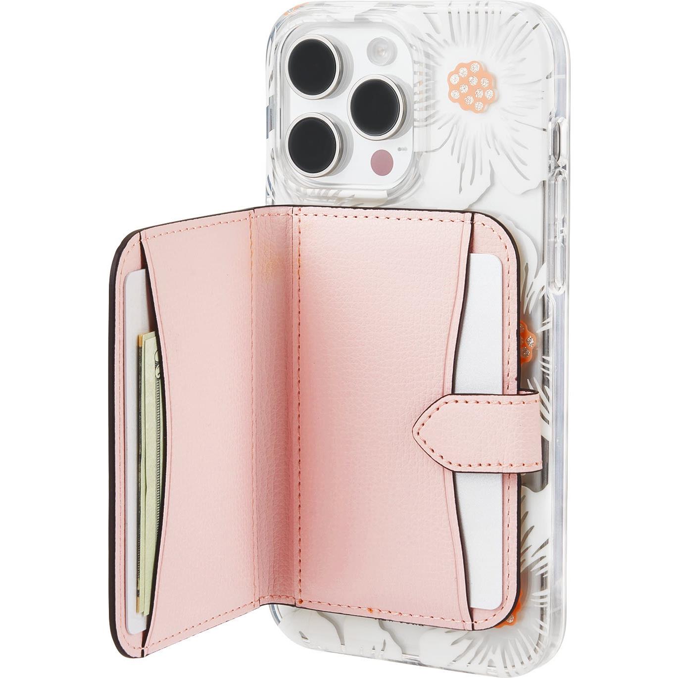 kate spade new york Morgan MagSafe Magnetic Wallet (Chalk Pink)
