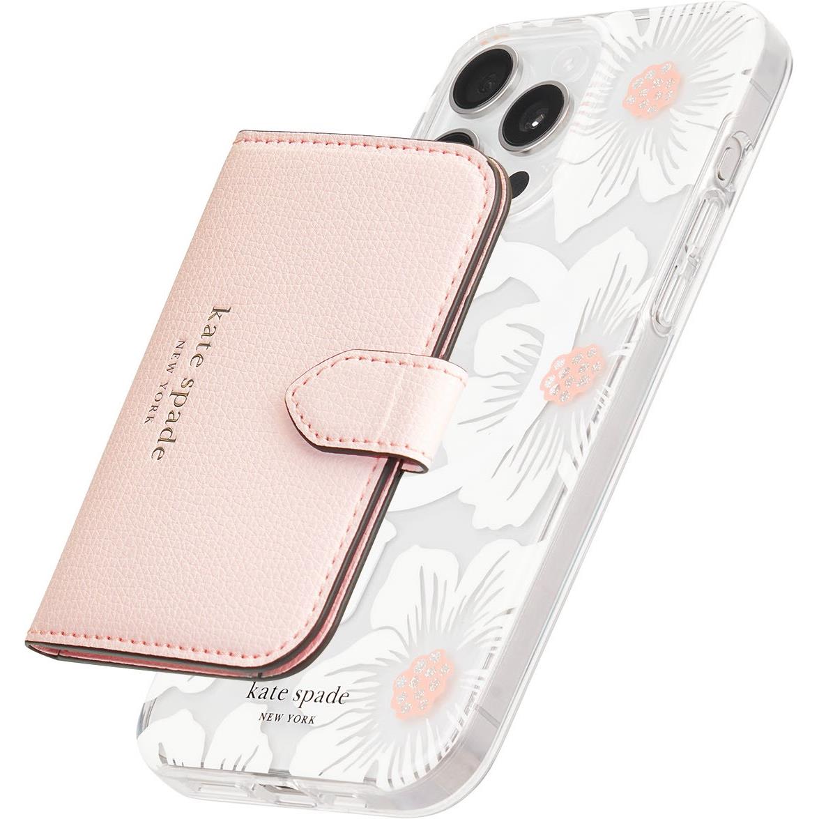 kate spade new york Morgan MagSafe Magnetic Wallet (Chalk Pink)