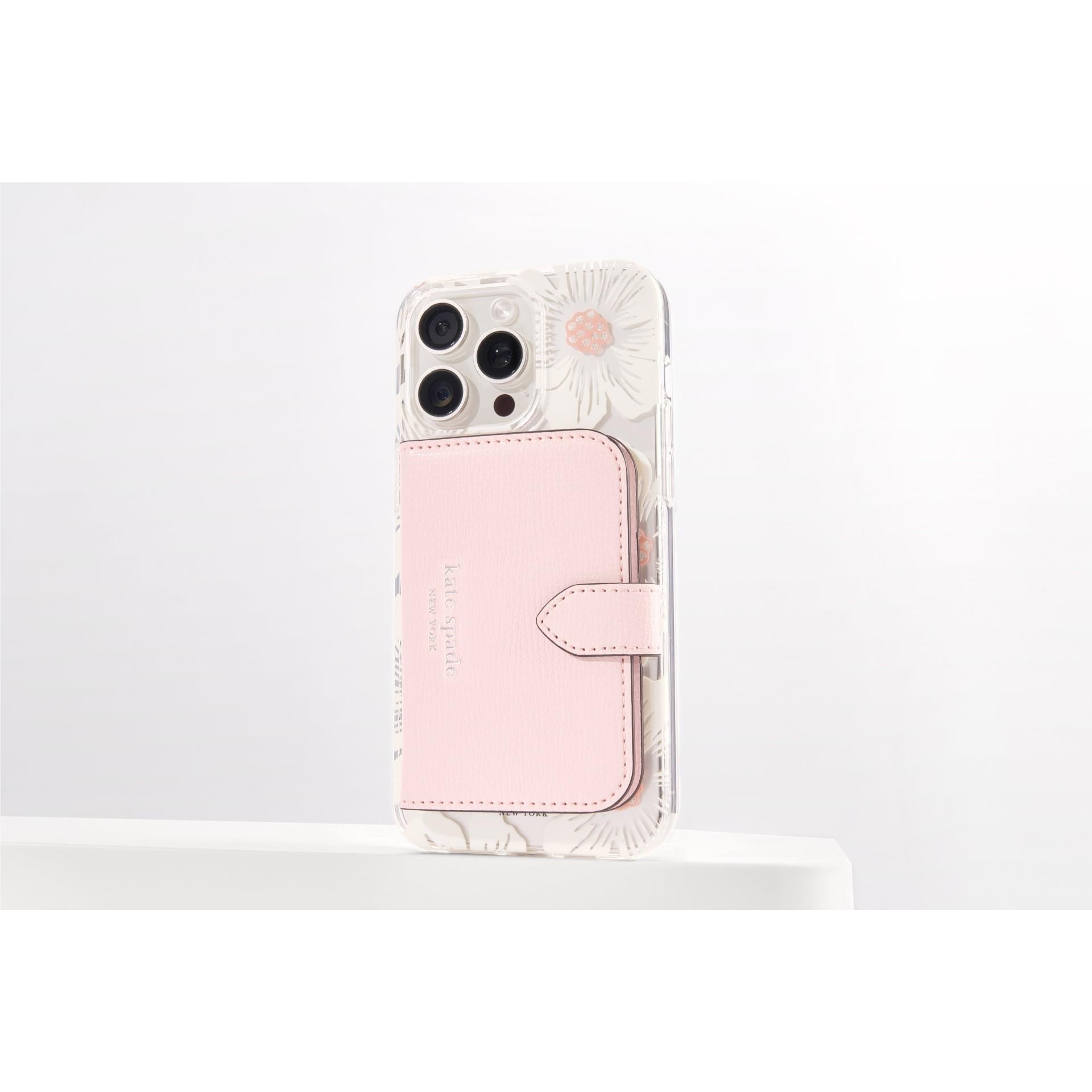 kate spade new york Morgan MagSafe Magnetic Wallet (Chalk Pink)