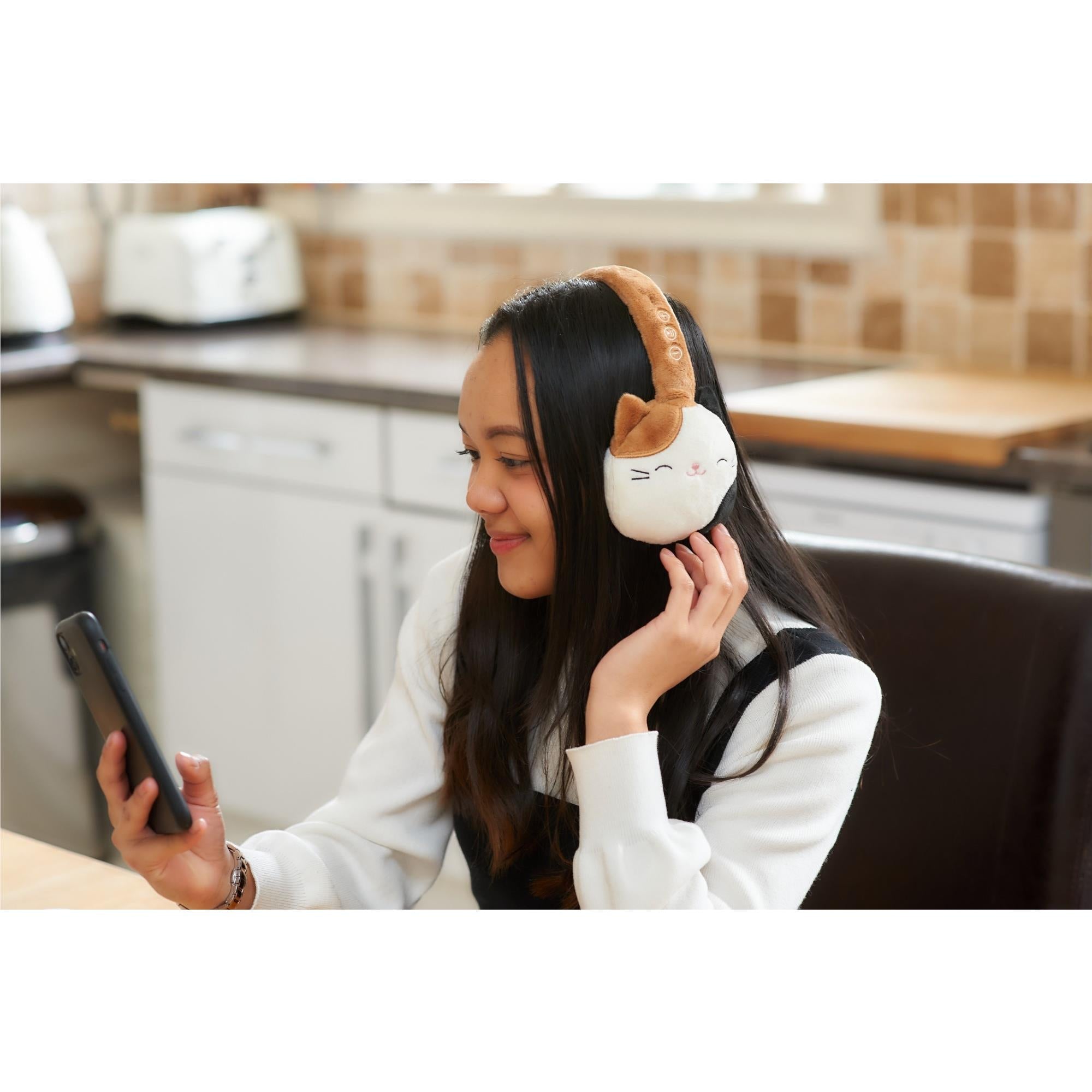 Squishmallows Plush Bluetooth Wireless Headphones (Cameron)