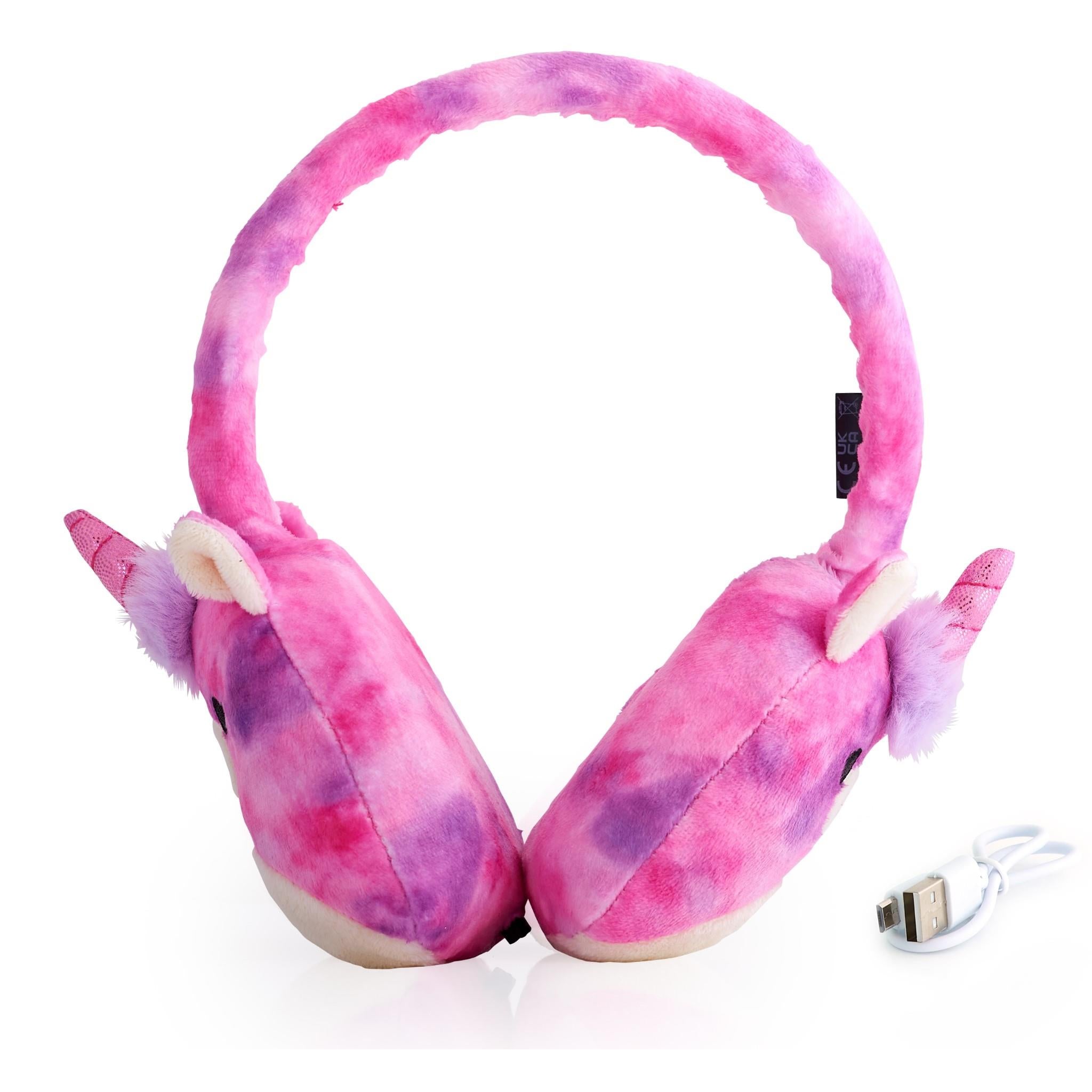 Squishmallows Plush Bluetooth Wireless Headphones (Lola)