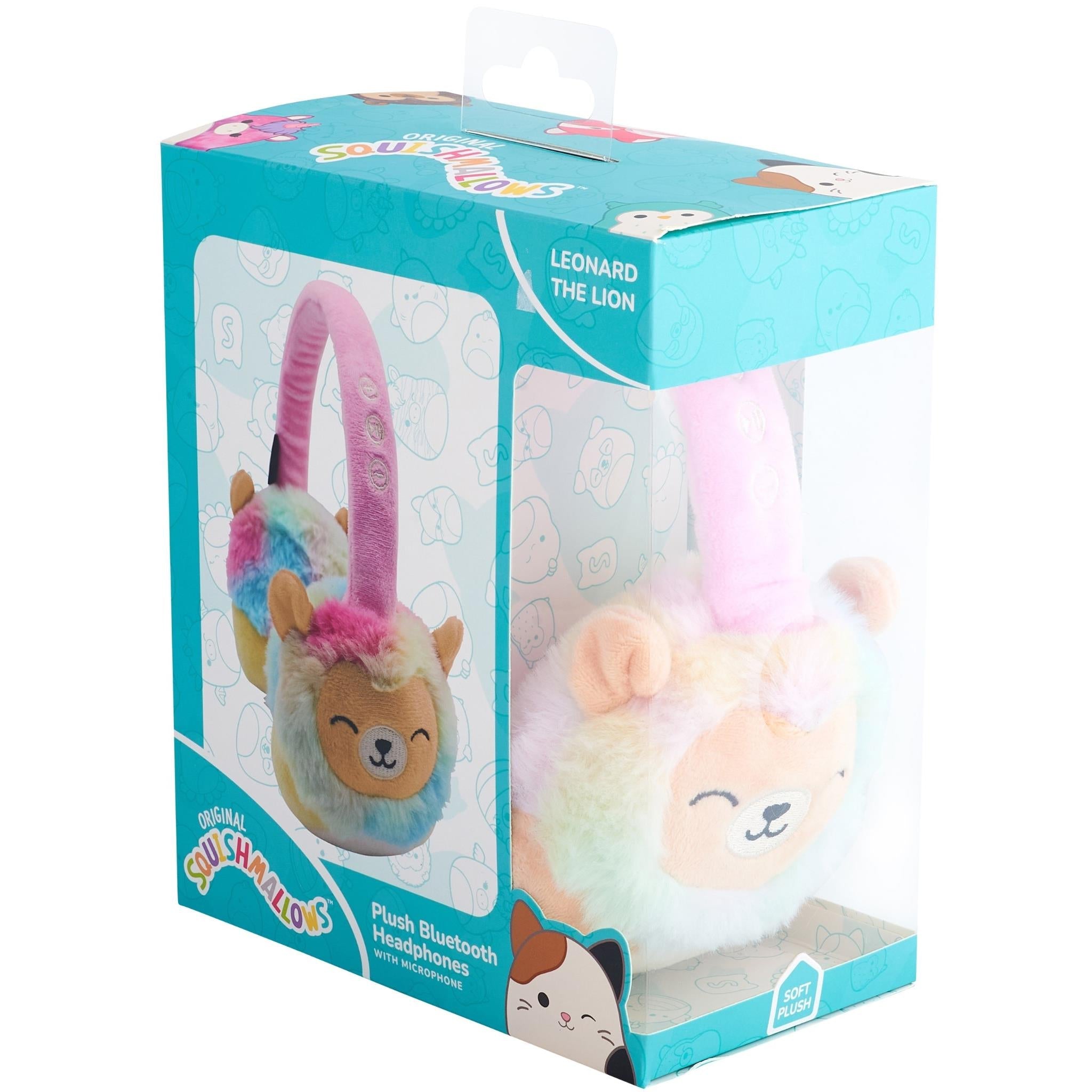 Squishmallows Plush Bluetooth Wireless Headphones (Leonard)