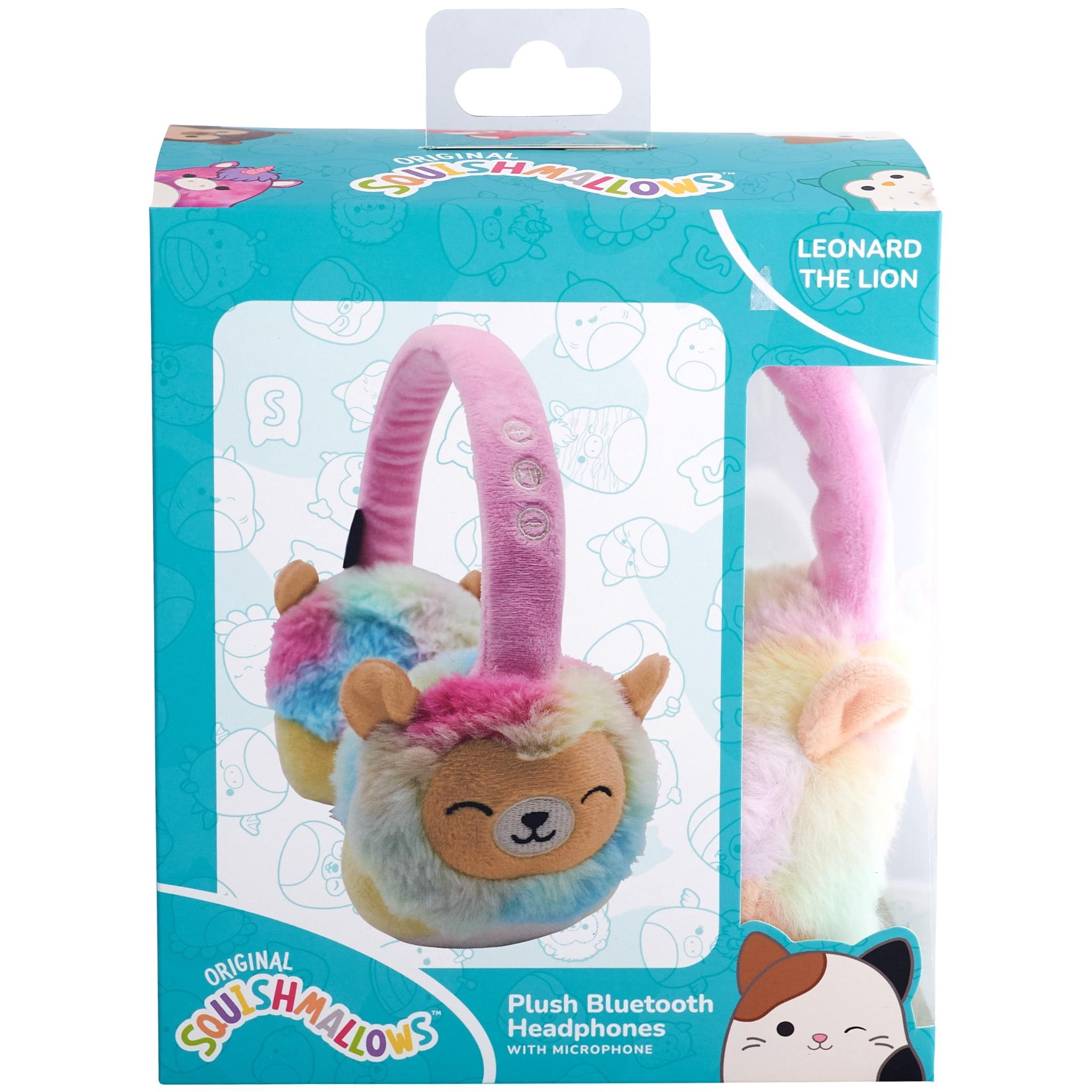 Squishmallows Plush Bluetooth Wireless Headphones (Leonard)