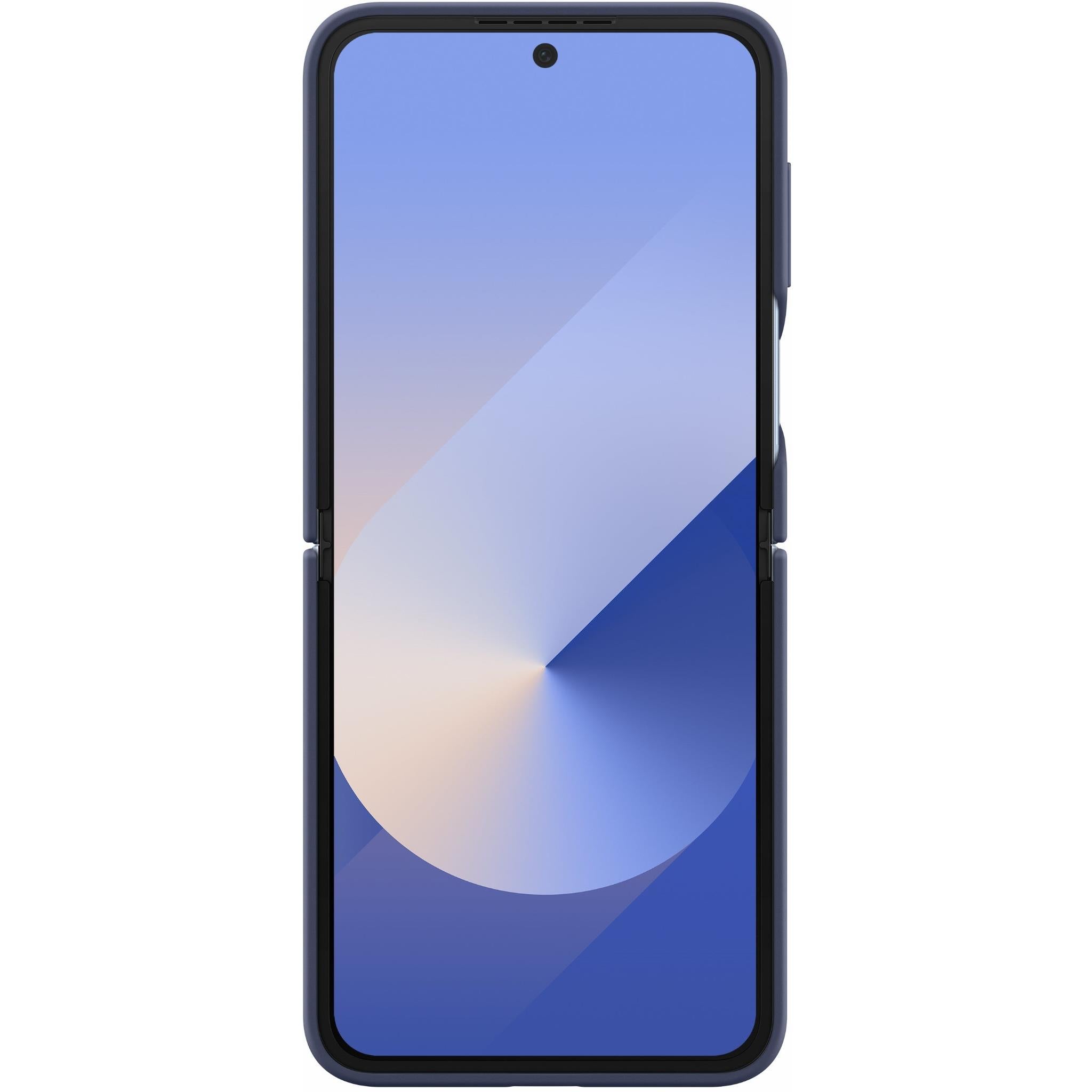 Samsung Silicone Case with Ring for Galaxy Z Flip6 (Navy)