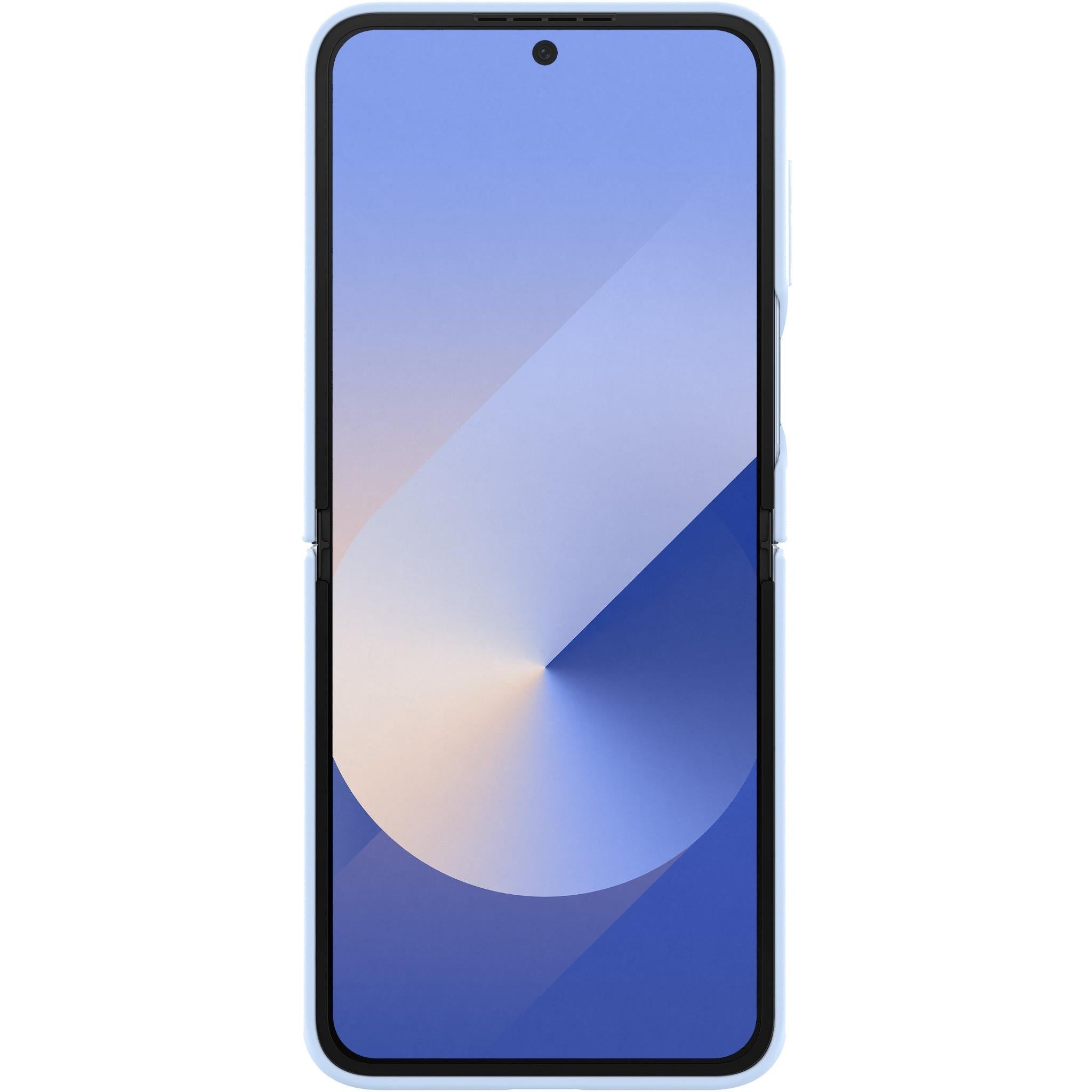 Samsung Silicone Case with Ring for Galaxy Z Flip6 (Blue)