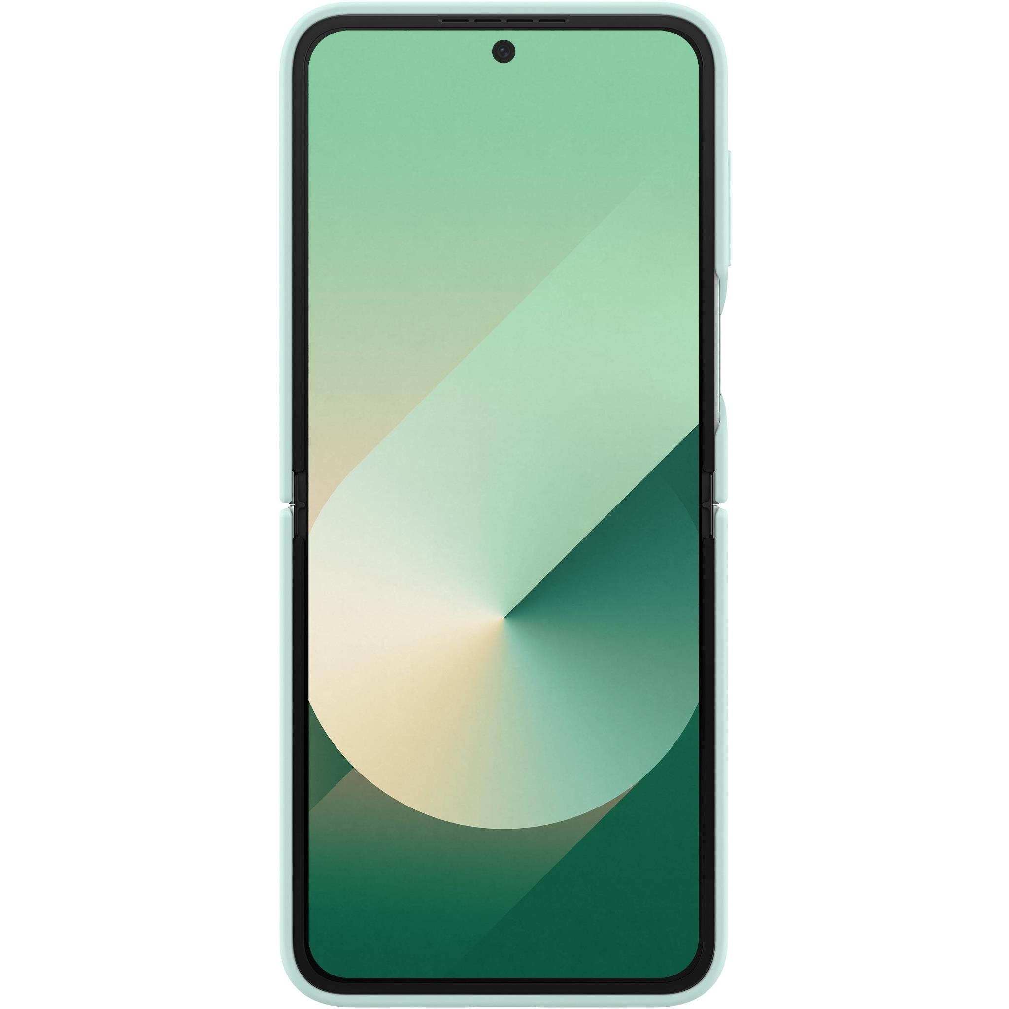 Samsung Silicone Case with Ring for Galaxy Z Flip6 (Mint)