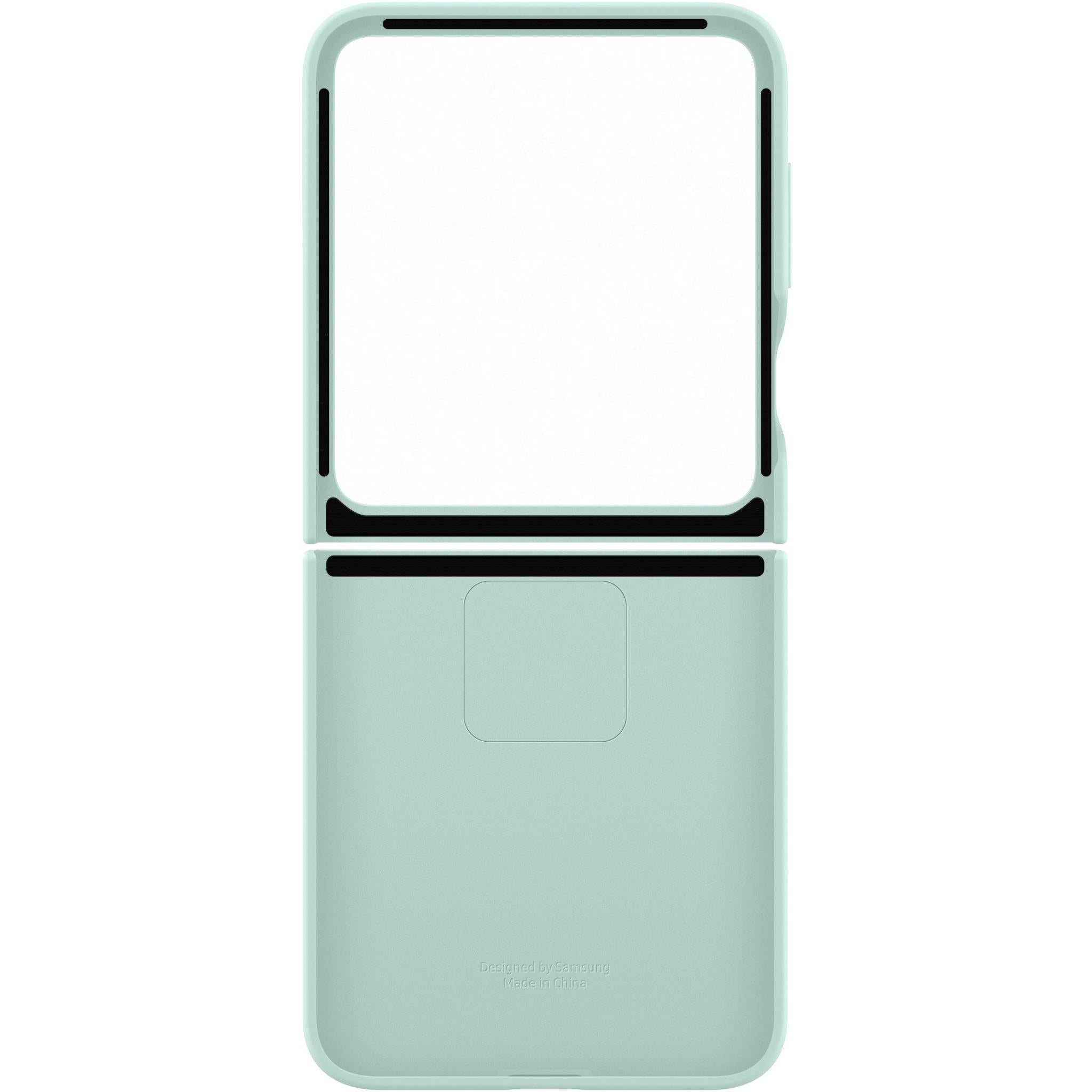 Samsung Silicone Case with Ring for Galaxy Z Flip6 (Mint)