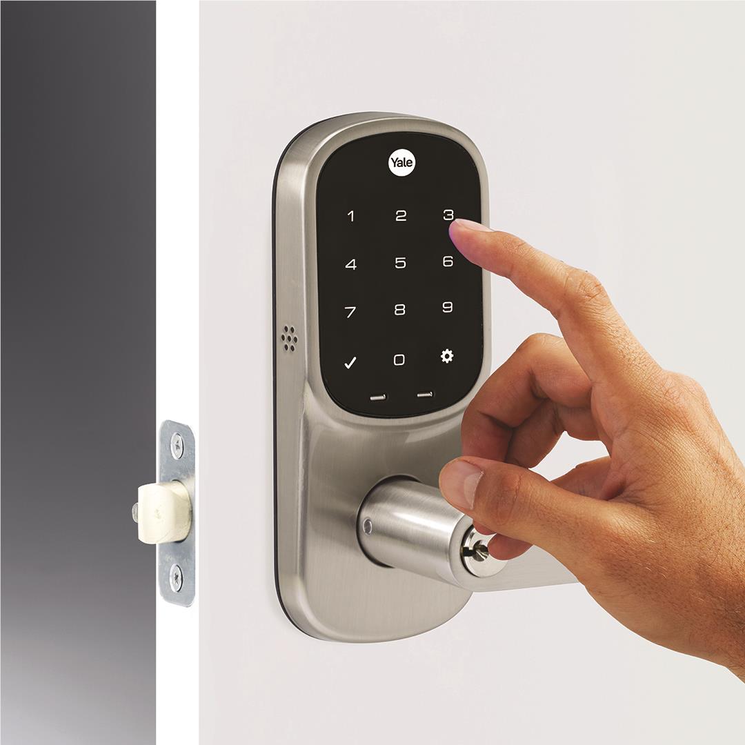 Yale Assure Keyed Digital Lever Keyed Lock (Nickel)